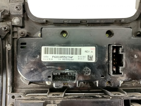 Panel Ramka Konsola Środkowa + moduły Dodge RAM 2009-2019 1WA381X9AB, P68105527AF, P68137055AA