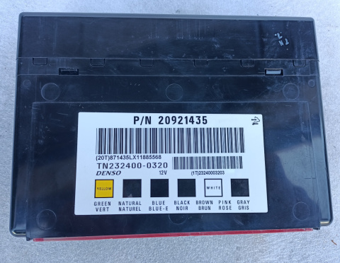 Moduł komfortu Cadillac CTS 2011 -2014 20921435