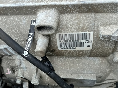 Skrzynia biegów + sprzęgło + linka zmiany biegów + łapa,poducha Dodge Durango 2014 04800736AI