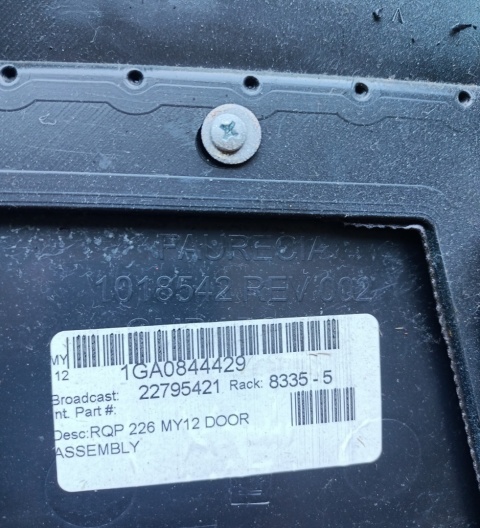 Panel, boczek R tył + głośnik Cadillac CTS 2012-2014 22795421