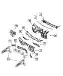 Podszybie Dodge Durango 2011-2015r, 5182164AH , 68110221AA, 05182164AH