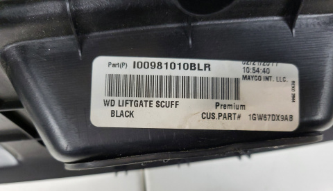 Panel, listwa bagażnika Dodge Durango 2011 1GW67DX9AB