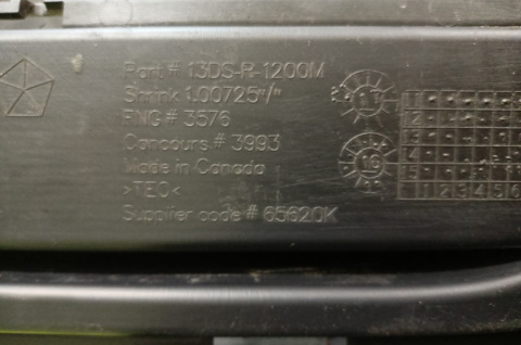 Listwa zderzaka przedniego Dodge RAM 2013-2018 13DS-R-1200M