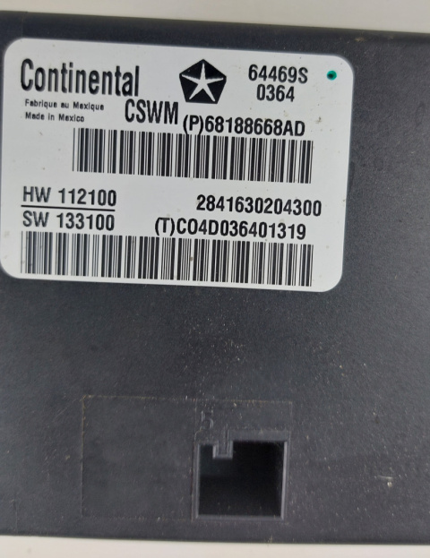 Sterownik moduł podgrzewania fotela Jeep Cherokee 2014 68188668AD