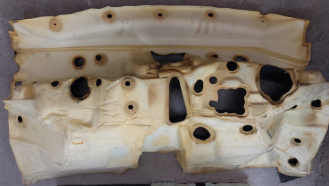 Wygłuszenie izolacja ściany grodziowej Jeep Cherokee 2014 68090488