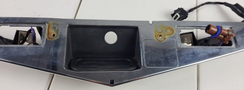 Chromowana listwa podświetlenia tablicy + instalacja + klamka bagażnika Cadillac CTS 2012 544979545