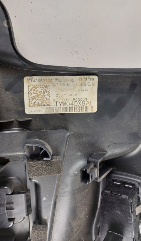 Panel deski rozdzielczej lewy dolny + przełącznik świateł Jeep Cherokee 2014 1YW04DX9AE