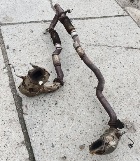 Katalizator układ wydechowy + sondy lambda Jeep Cherokee KL