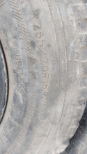 Koła alufelgi 265/70R16 6x139,7 Komplet Mitsubishi L200