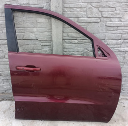 Drzwi przednie prawe (uszkodzone) + klamka + listwa dekor Dodge Durango 2018