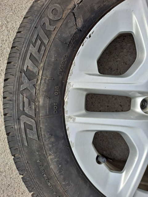 Koło alufelga uszkodzona 215/65R16 16x6,5J Jeep 5VC24TRMAA