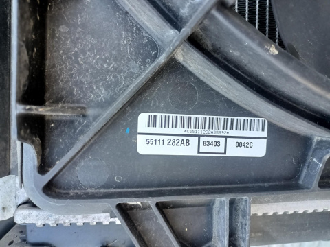 Wentylator + chłodnice komplet Chrysler 300 2012 55111282AB