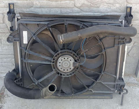 Wentylator + chłodnice komplet Chrysler 300 2012 55111282AB