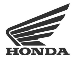 Naklejka na zbiornik lewa strona HONDA CBF 125M 2009-2011 64215KWF900ZC (MARK, L. WING (100MM)
