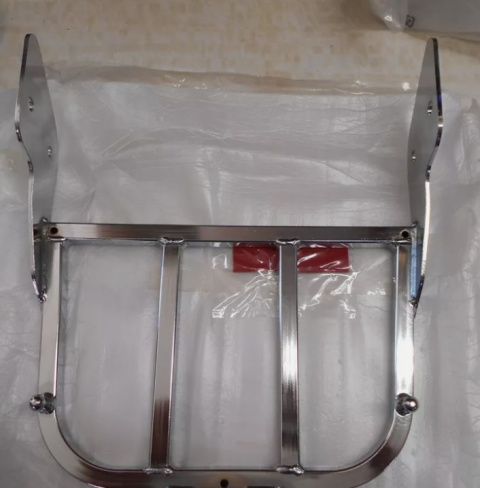 Oryginalny bagażnik tylny chromowany - VTX1300S OEM 08L42-MEA-800A