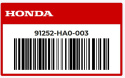 Uszczelniacz dyferencjału HONDA TRX350 500 1996-2006 91252-HA0-003