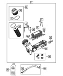 Zestaw uszczelek podstawy filtra oleju Chłodniczki CHRYSLER JEEP DODGE 68191356AB MOPAR
