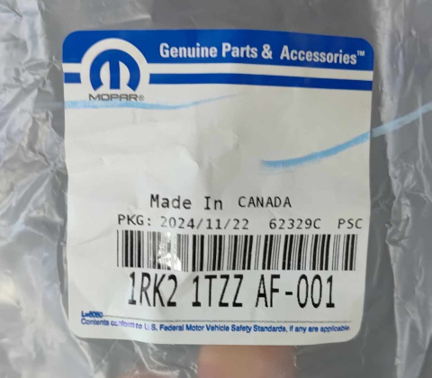 Listwa nadkola lewa Mopar 1RK21TZZAF Dodge Durango 2011-2025