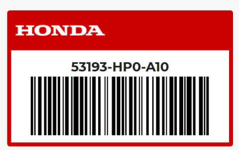 Sprężyna dźwigni powrotnej HONDA 53193-HP0-A10