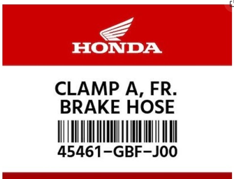 Zacisk przewodu hamulcowego HONDA 45461-GBF-J00