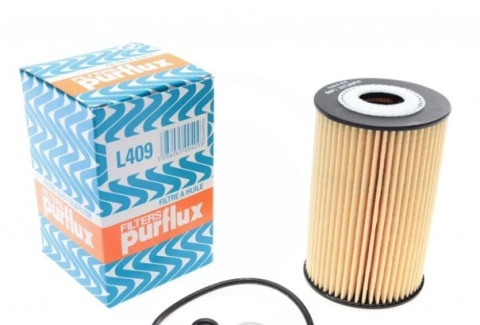 Filtr oleju Purflux L409 Hyundai Accent Elantra i20 i30 i40 ix20 ix35 ix55 Tucson Kia Carens Cee'd Rio Sportage Venga