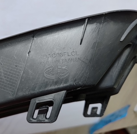 Przedni grill lewy zaślepka światła przeciwmgielnego Honda Accord Special 2006-2007 HDAC06FLCL H01038107 REPH108618