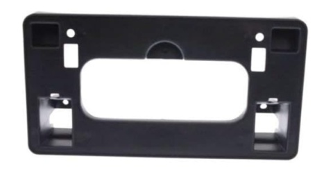Przedni uchwyt tablicy rejestracyjnej teksturowany czarny Honda Civic sedan 2006-2008 HDCI06FBLP REPH017303