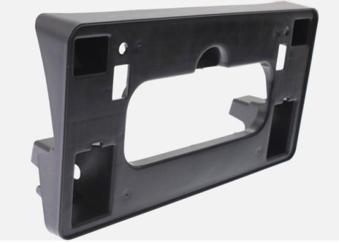 Przedni uchwyt tablicy rejestracyjnej teksturowany czarny Honda Civic sedan 2006-2008 HDCI06FBLP REPH017303
