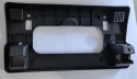 Przedni uchwyt tablicy rejestracyjnej teksturowany czarny Honda Civic sedan 2006-2008 HDCI06FBLP REPH017303
