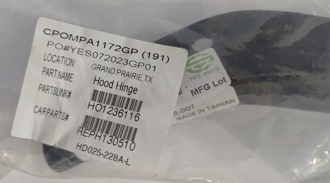 Zawias maski przedni lewy Honda Civic 2006-2011 HD025-228A-L HO1236116