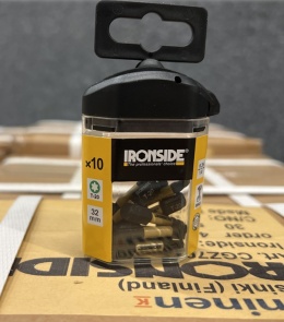Zestaw udarowych bitów IRONSIDE T-20 32 mm - opakowanie 10 sztuk