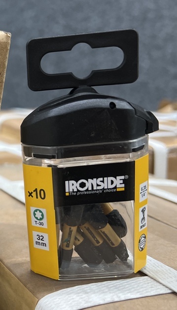 Zestaw udarowych bitów IRONSIDE T-30 32 mm - opakowanie 10 sztuk