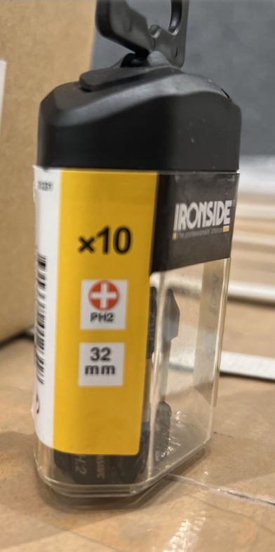 Zestaw udarowych bitów IRONSIDE PH2 32 mm - opakowanie 10 sztuk