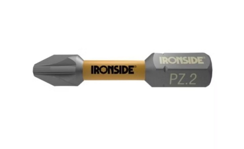 Zestaw udarowych bitów IRONSIDE PZ2 32 mm - opakowanie 10 sztuk