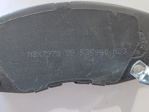 Klocki hamulcowe przód Honda Accord 1998-2002 NBX7978 GG 535960 N23 SSCP764A