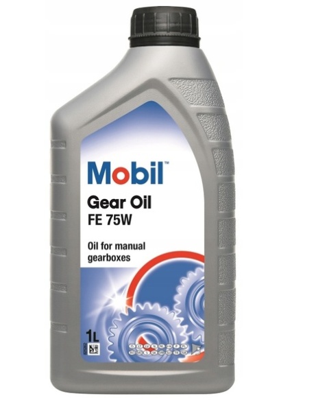 Olej do manualnych skrzyń biegów MOBIL GEAR OIL FE 75W butelka 1l