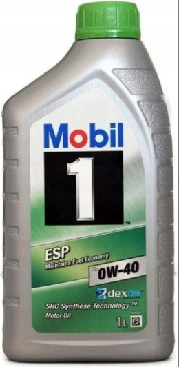 Olej silnikowy MOBIL 1 ESP X3 0W-40 butelka 1l
