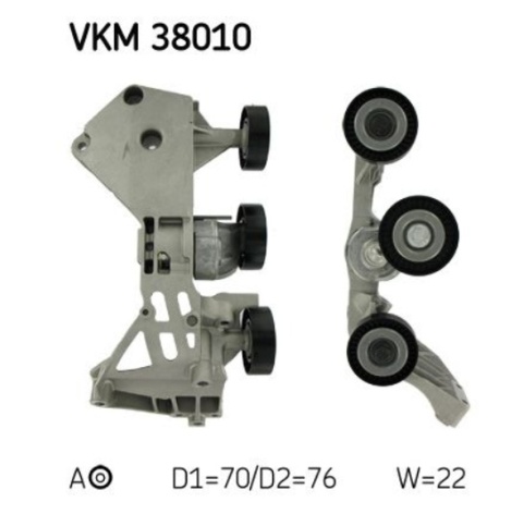Rolka napinacza SKF Mercedes Klasa A Vaneo 1997-2005 VKM 38010