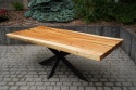 Stół z litego drewna SUAR 221 cm