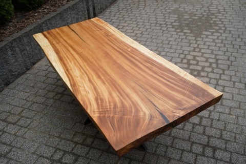Stół z litego drewna SUAR 221 cm