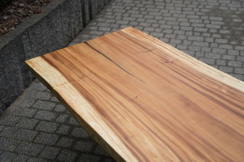 Stół z litego drewna SUAR 221 cm