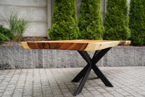 Stół z litego drewna SUAR 260 cm