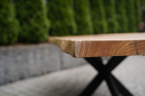 Stół z litego drewna TEAK 220 cm