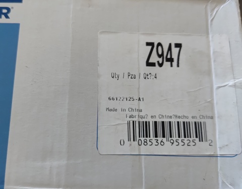 Szczęki hamulca postojowego WAGNER Dodge RAM 1500 Dodge Durango Chrysler Aspen Chevrolet Silverado 2007-2021 Z947