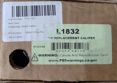 Zacisk hamulcowy Acura Honda Civic Insight 1997-2014 L1832