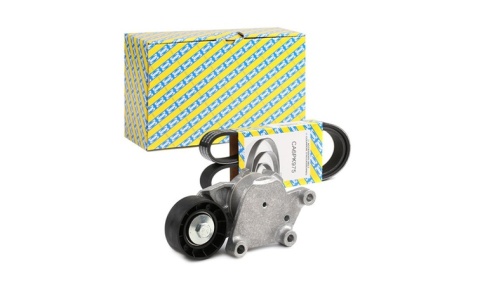 Zestaw paska wielorowkowego SNR Citroen C3-4 Ford C-Max Fiesta Focus Fusion Transit Mazda Mini Peugeot Volvo 2002-2015 KA859.20