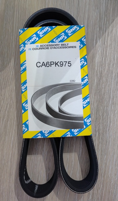 Zestaw paska wielorowkowego SNR Citroen C3-4 Ford C-Max Fiesta Focus Fusion Transit Mazda Mini Peugeot Volvo 2002-2015 KA859.20